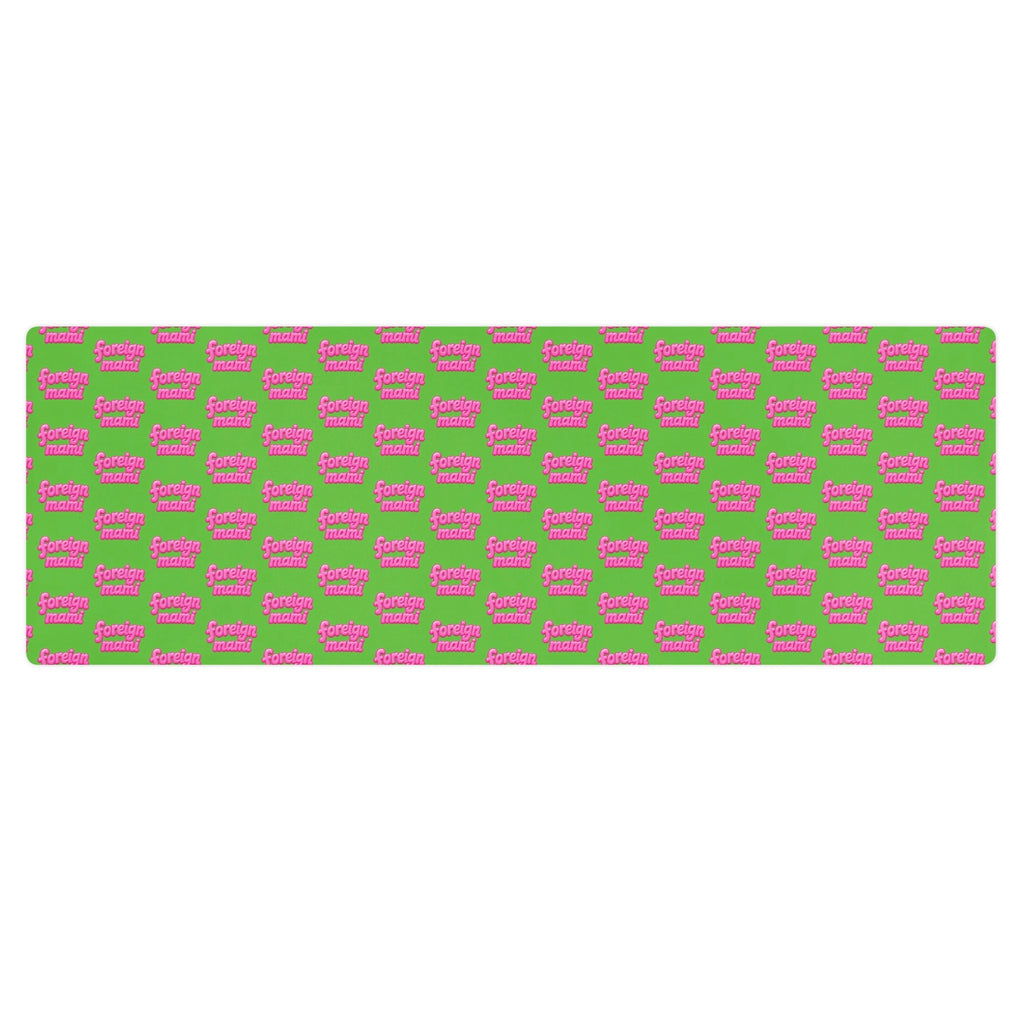 FM Green Signature Logo Yoga Mat