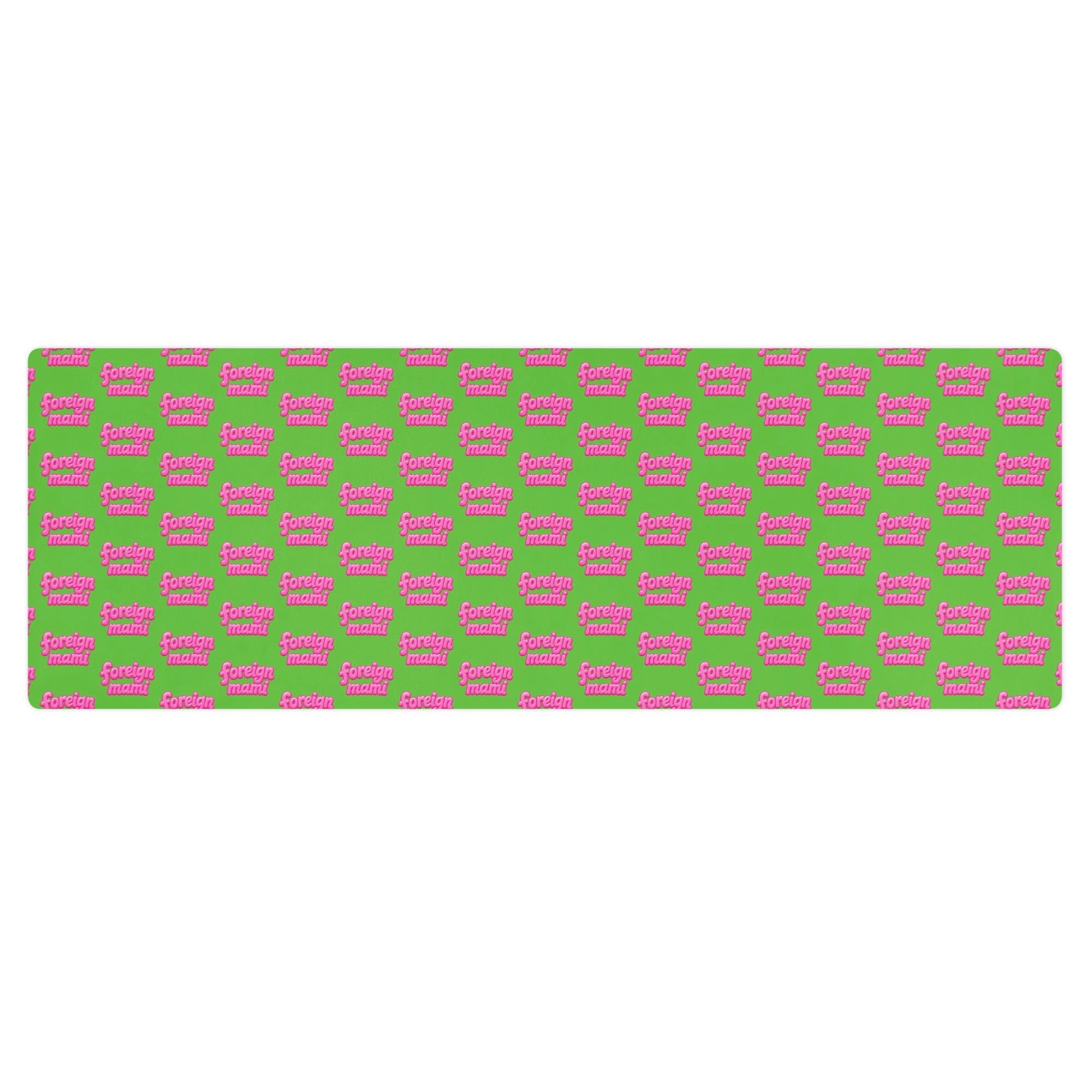 FM Green Signature Logo Yoga Mat
