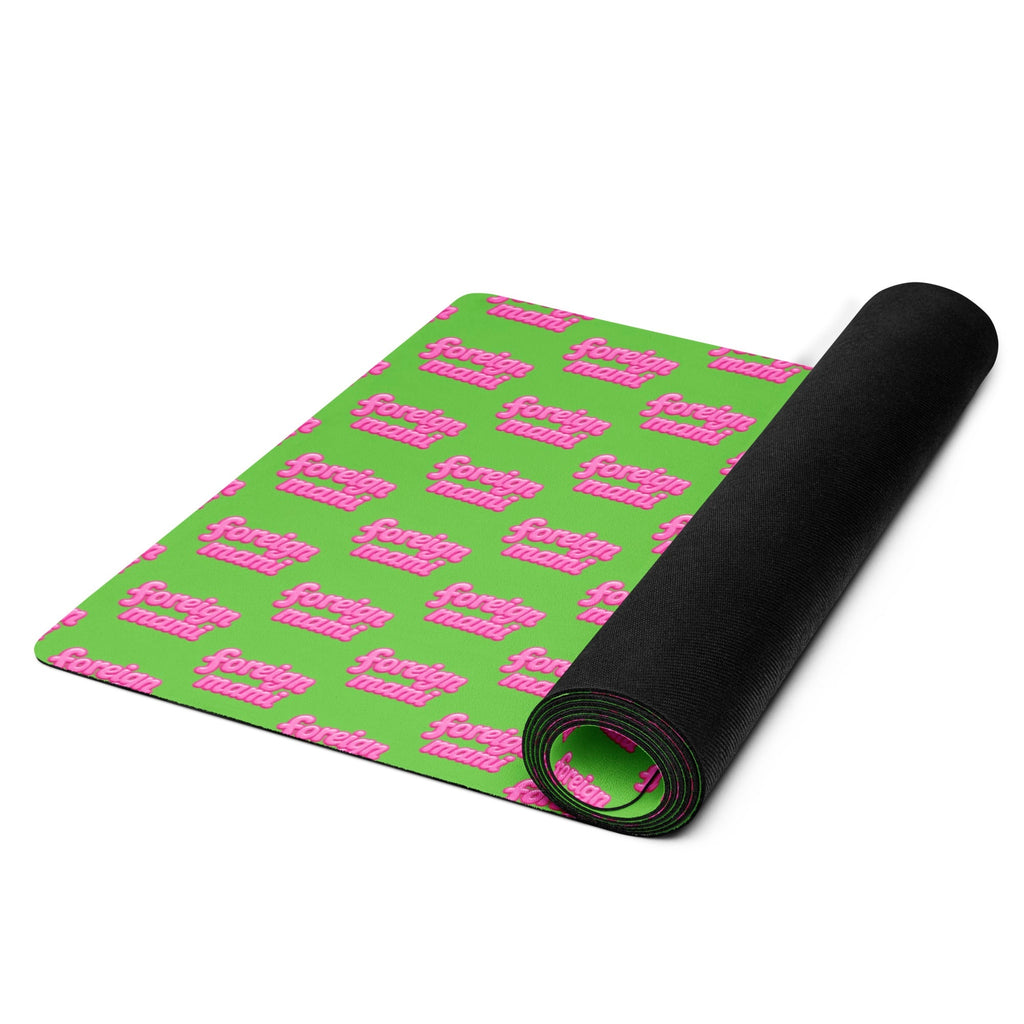 FM Green Signature Logo Yoga Mat