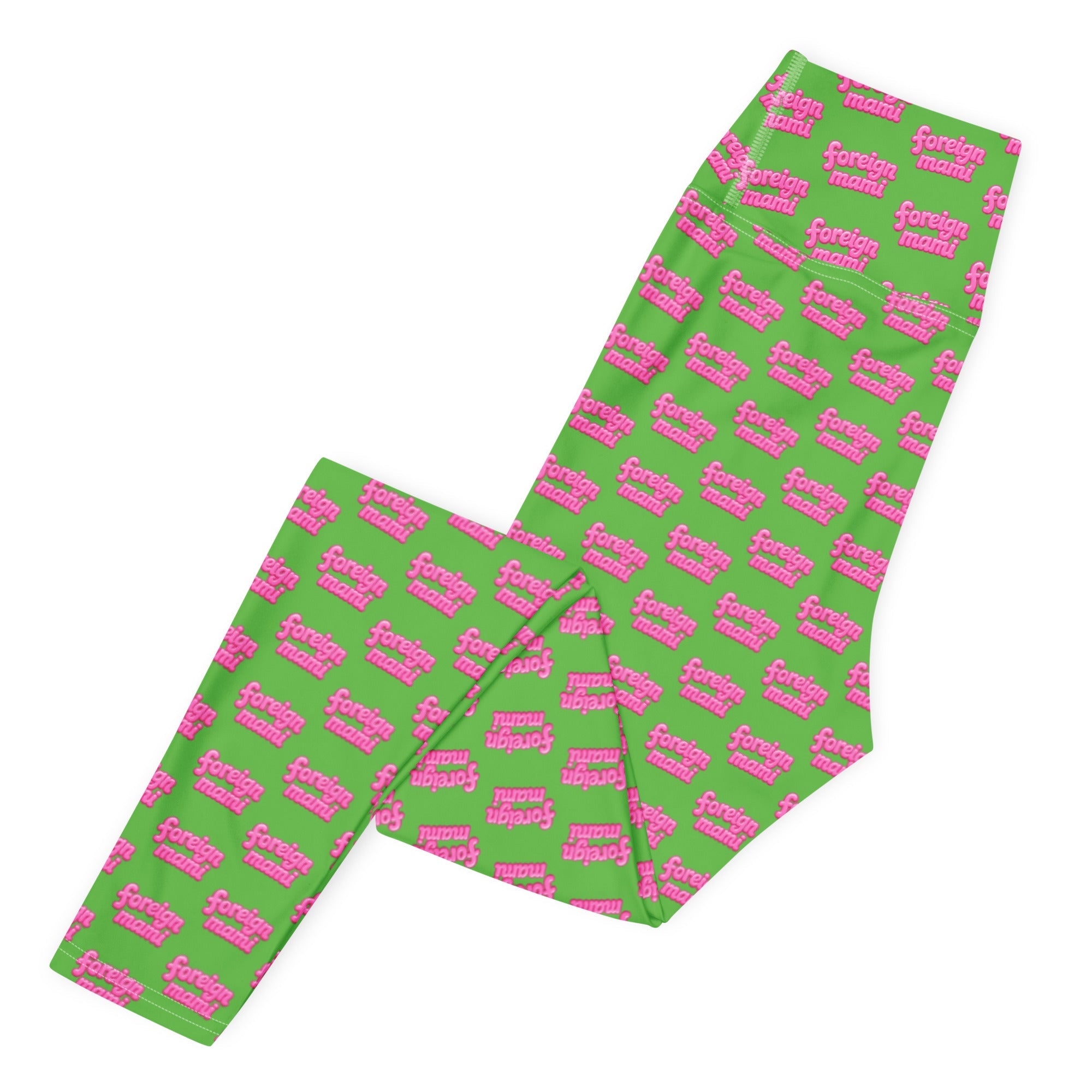 FM Green Yoga Leggings