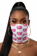 FM White Signature Logo Neck Gaiter