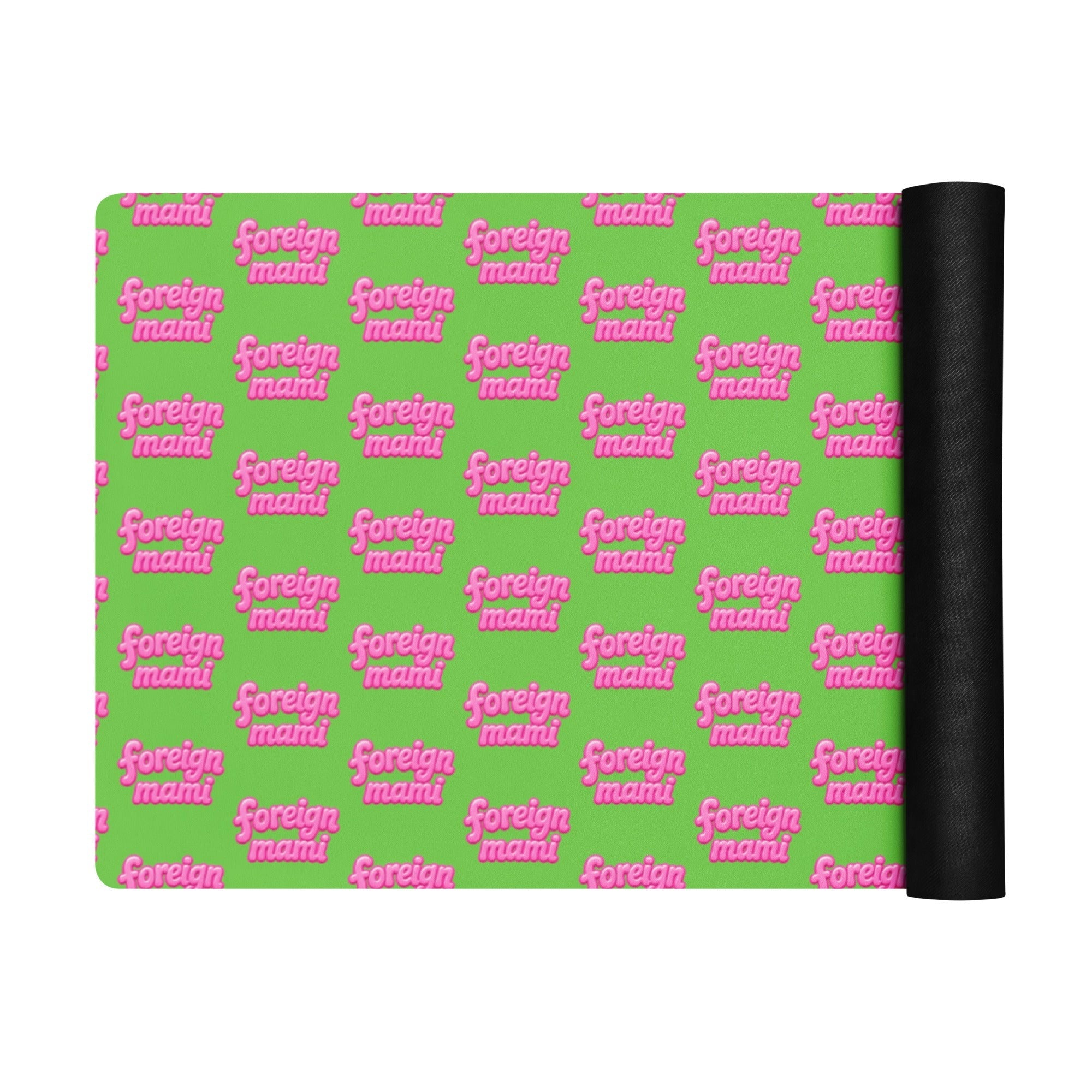 FM Green Signature Logo Yoga Mat