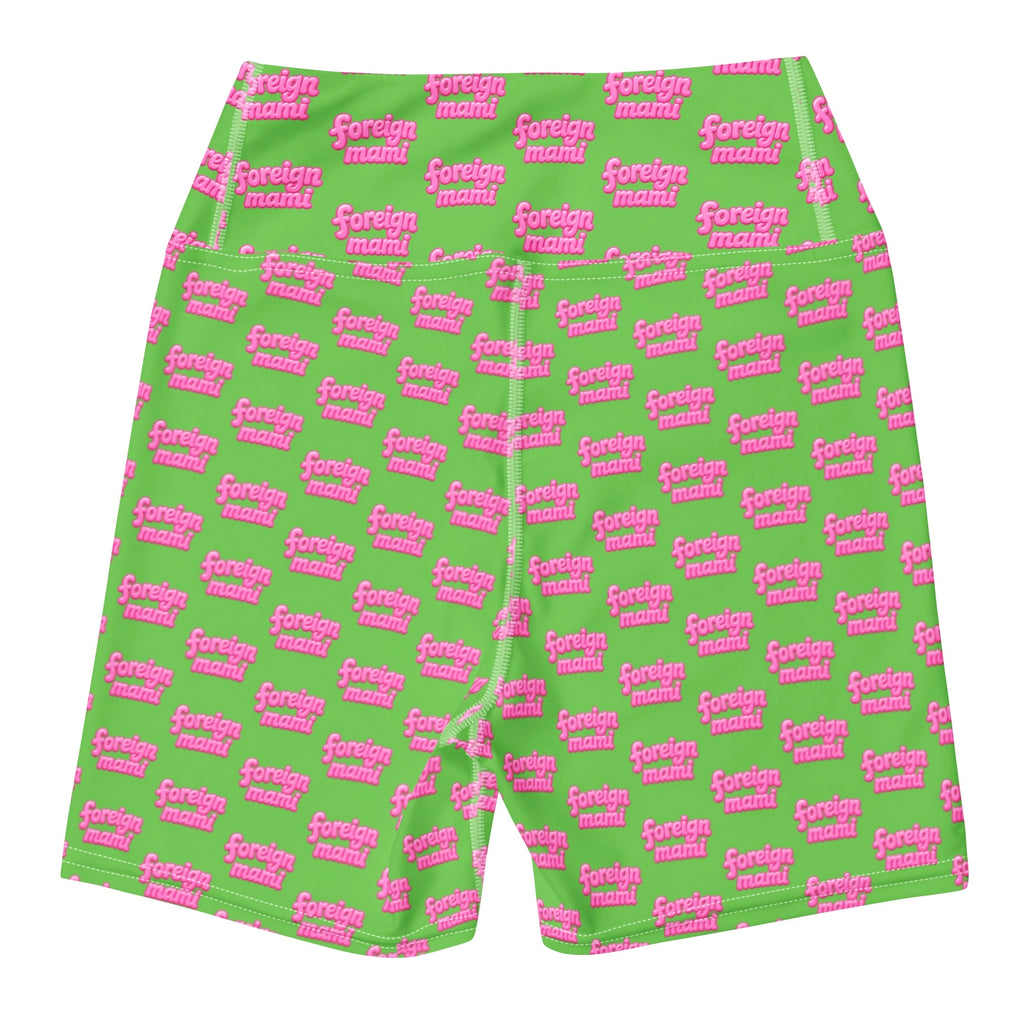 FM Green Signature Logo Yoga Shorts