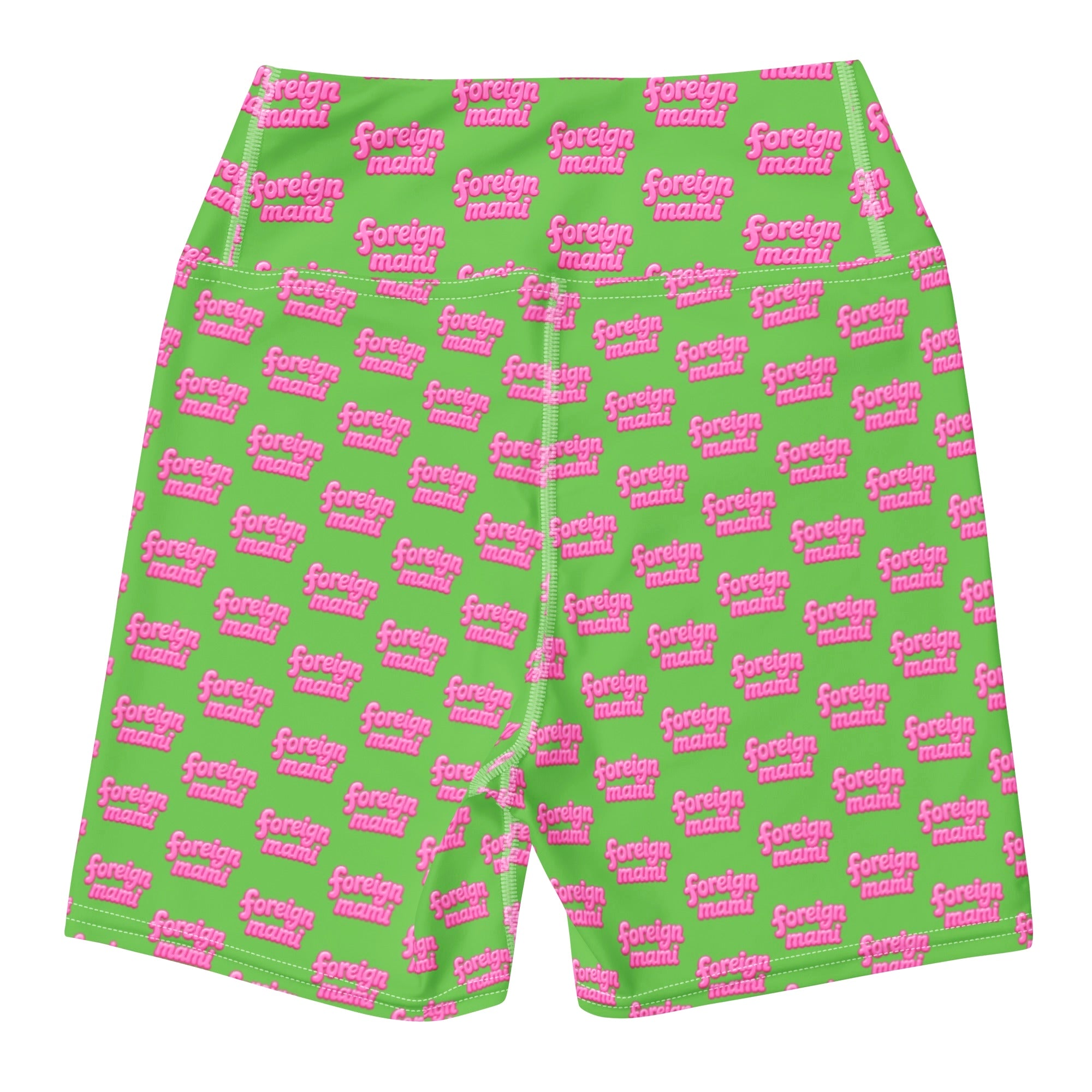 FM Green Signature Logo Yoga Shorts