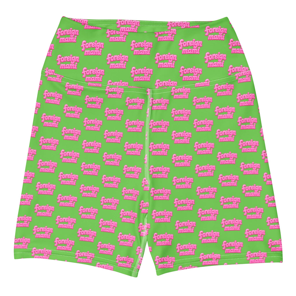 FM Green Signature Logo Yoga Shorts