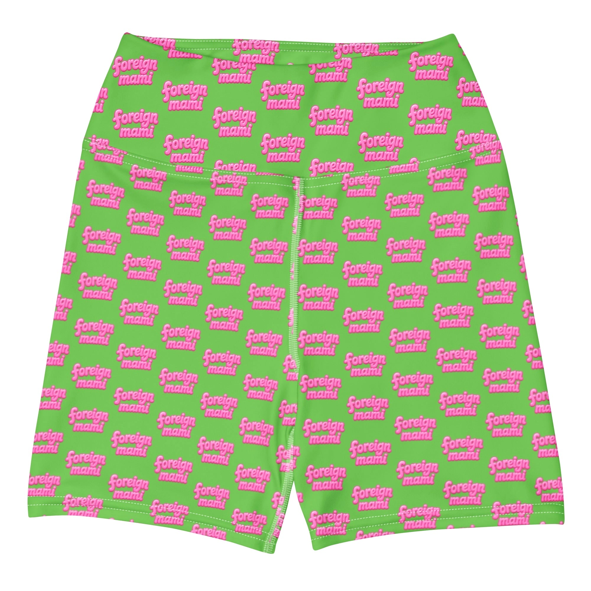 FM Green Signature Logo Yoga Shorts