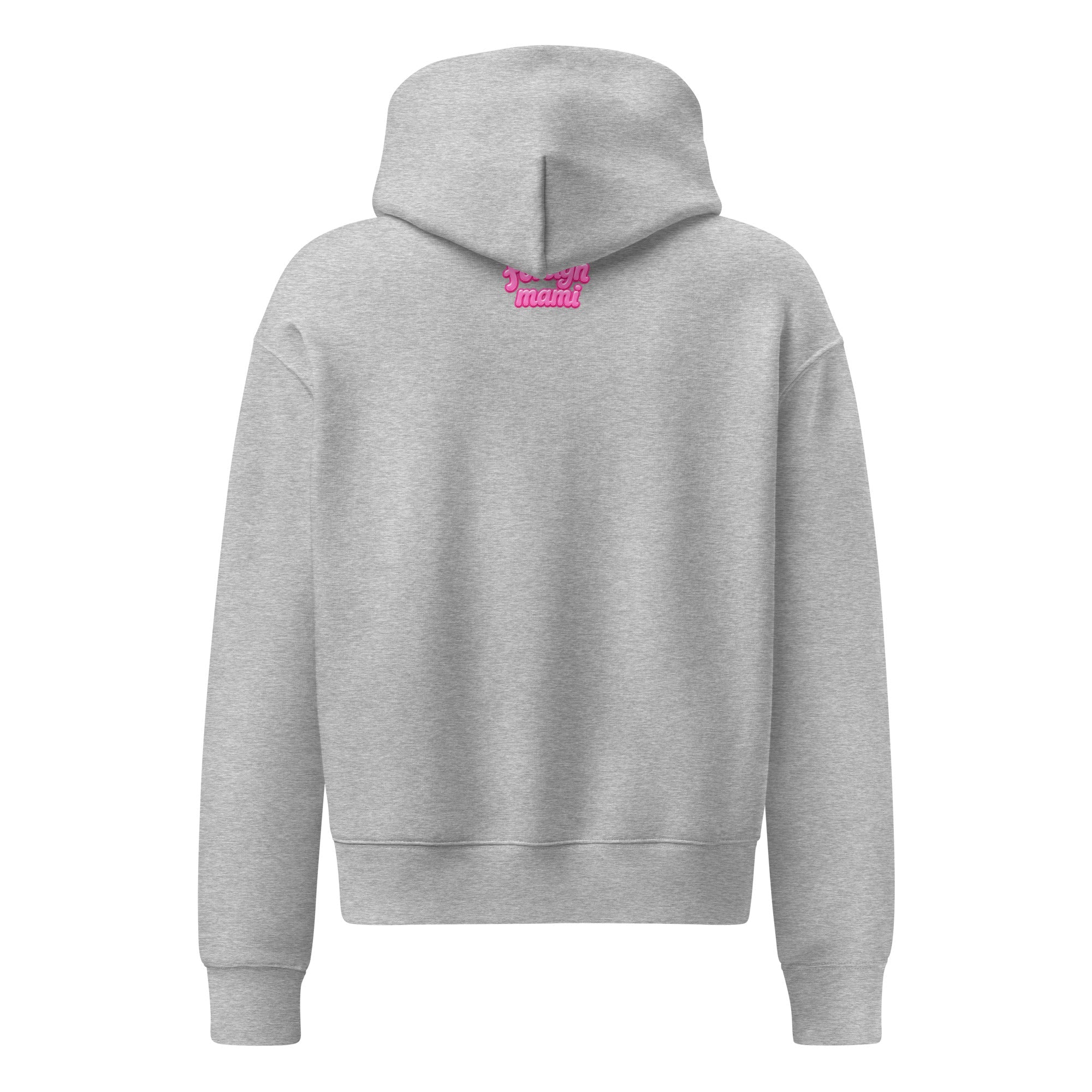 FM Grey Signature Logo Relaxed Hoodie