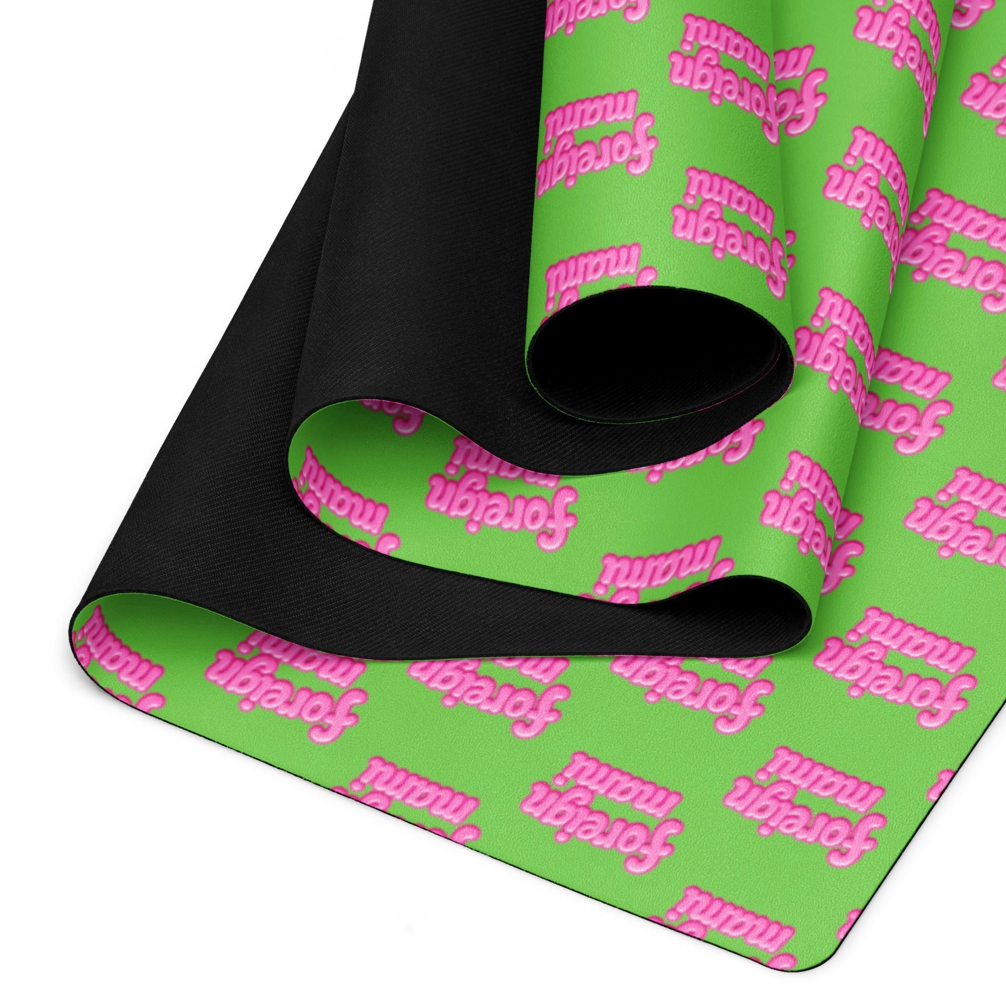 FM Green Signature Logo Yoga Mat