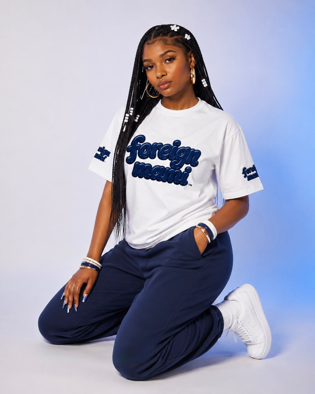 FM Navy Logo T-Shirt