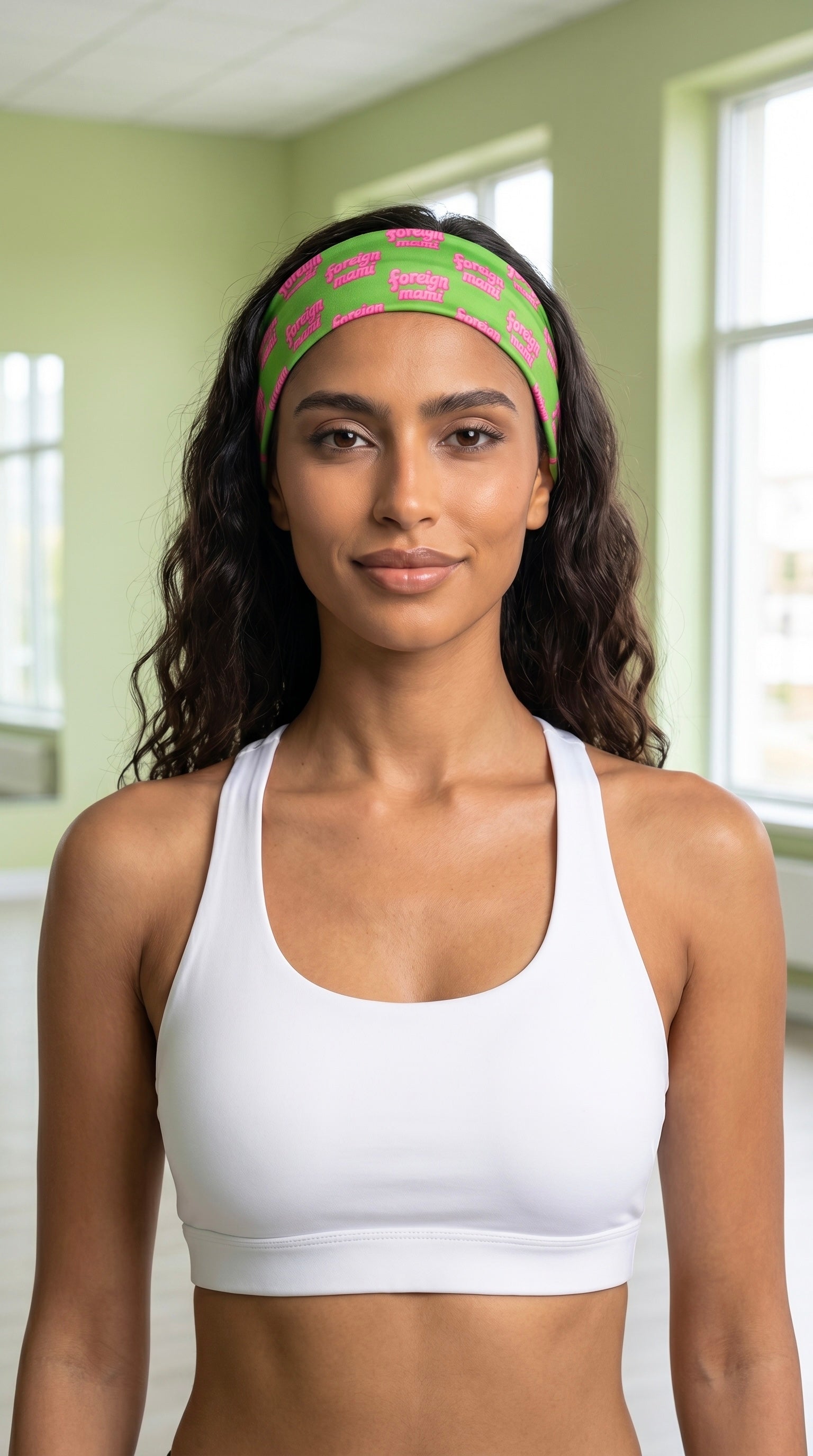 FM Green Signature Logo Headband
