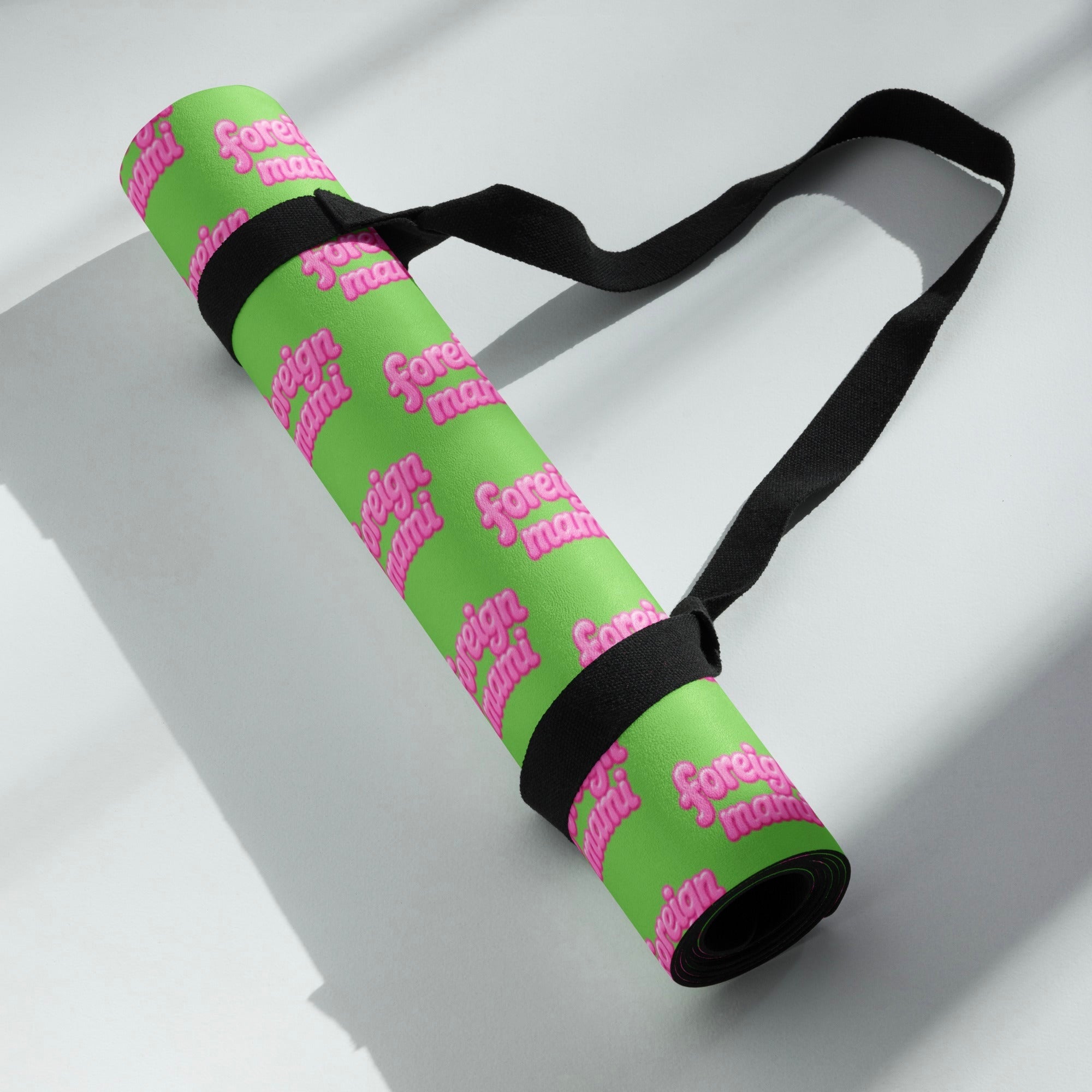 FM Green Signature Logo Yoga Mat