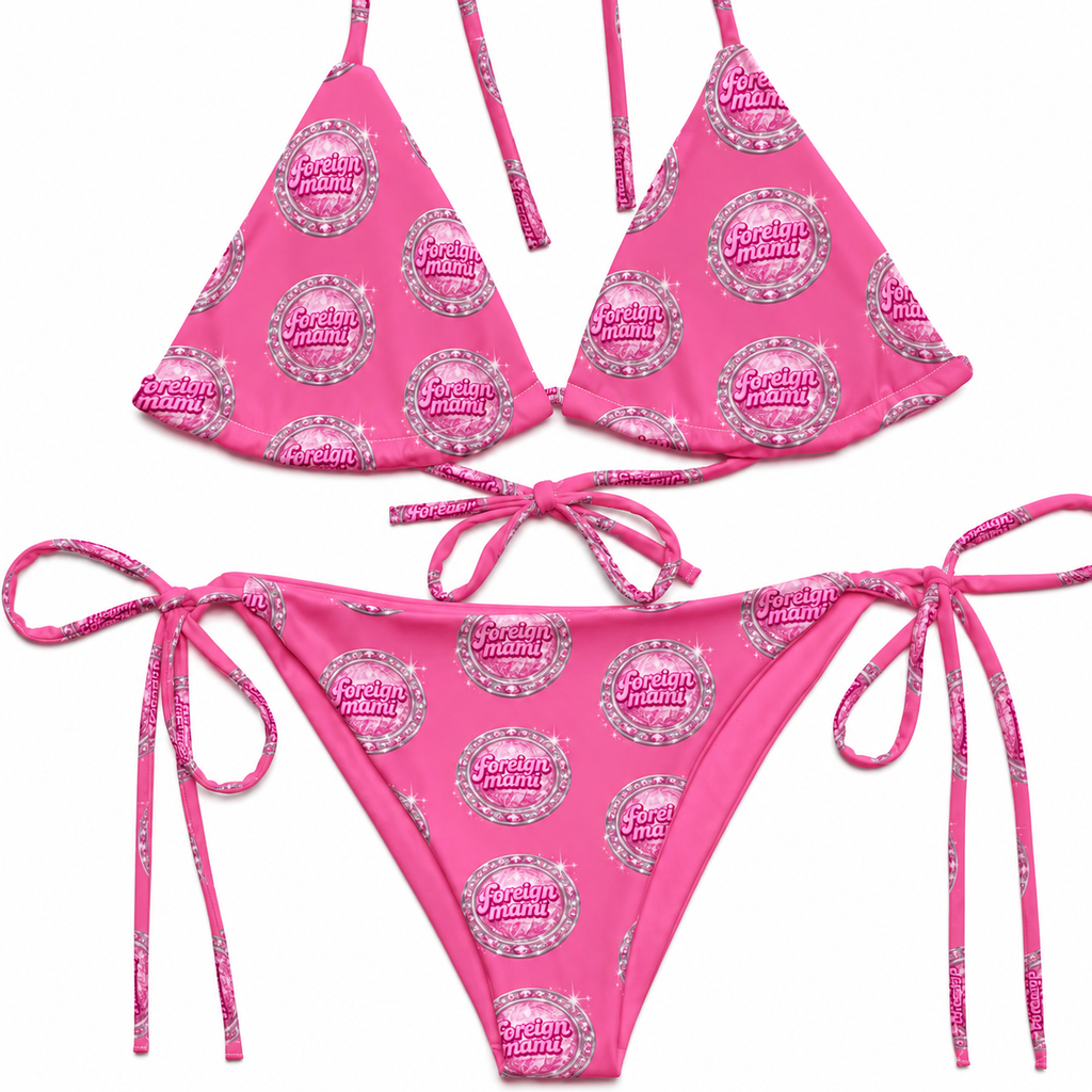 FM Pink Me Up String Bikini Set