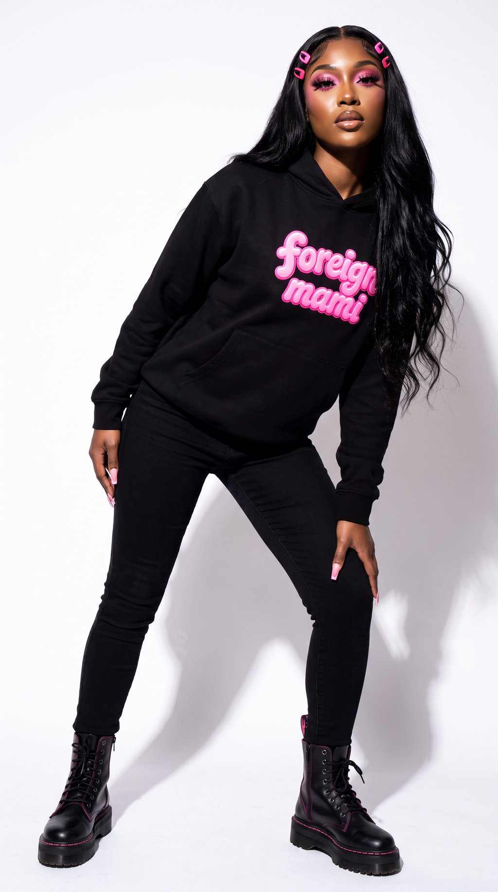 FM Signature Logo Oversized Heavyweight Hoodie