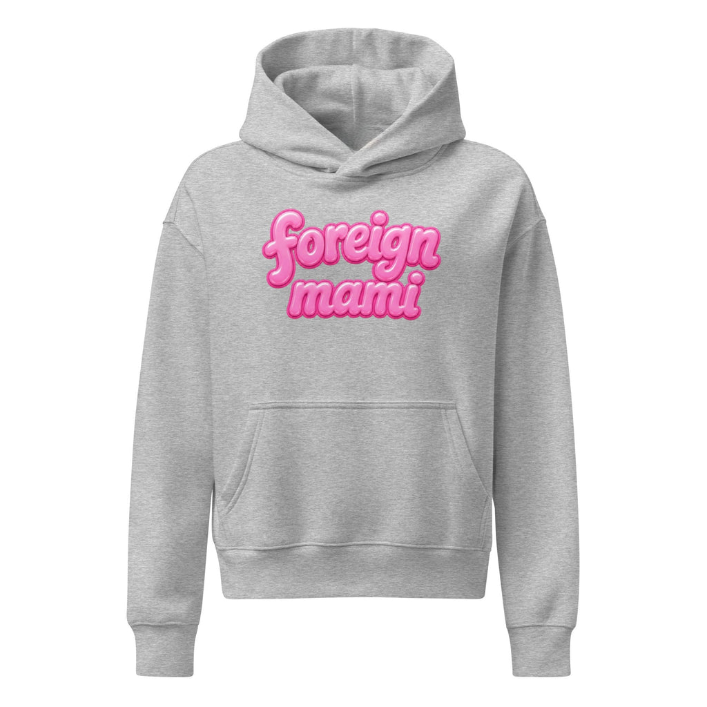 FM Grey Signature Logo Relaxed Hoodie